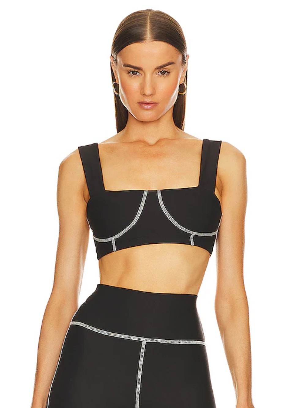 NWOT WeWoreWhat Corset Bra Top Black